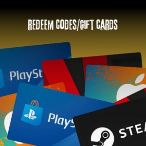 Redeem Codes/ Gift Cards